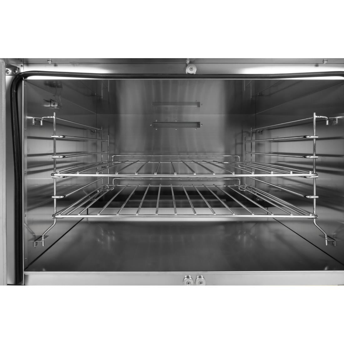 Buffalo 6 Burner Gas Oven Range with Castors