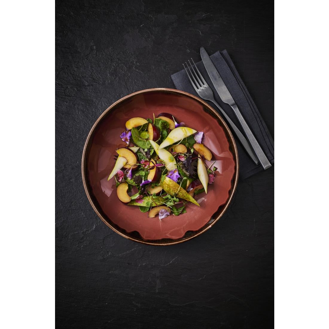 Dudson Harvest Coupe Bowls Plum 248mm (12 Pack)