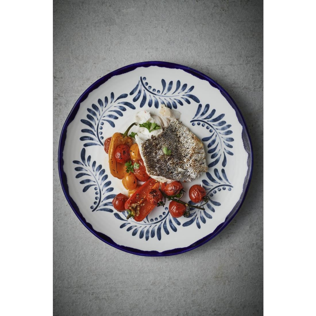 Dudson Harvest Mediterranean Organic Coupe Plates 11.4 inch (12 Pack)