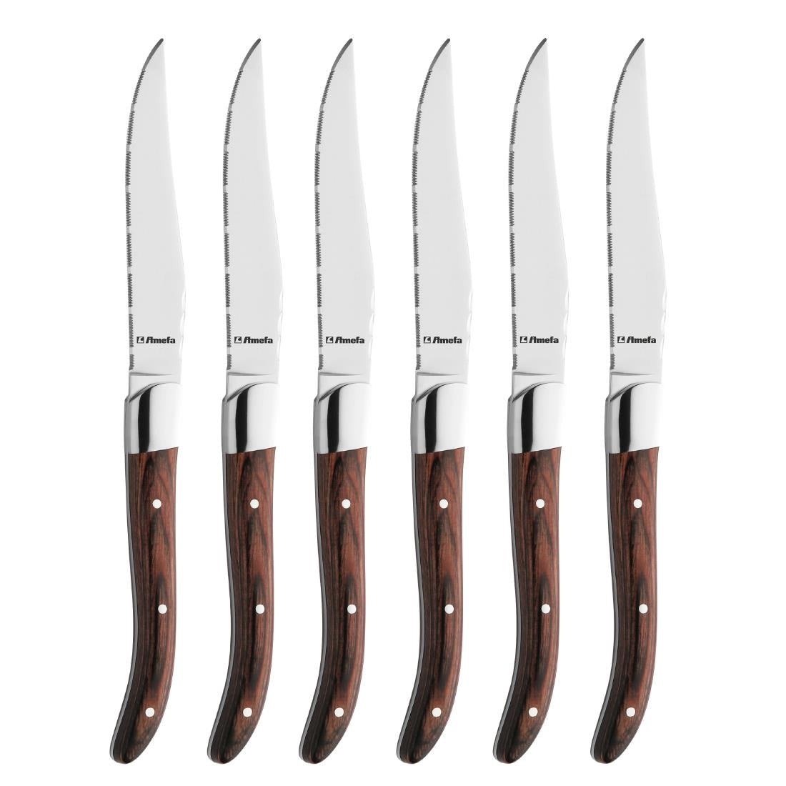 Amefa Royal Steak Knife Rosewood (Box 6)
