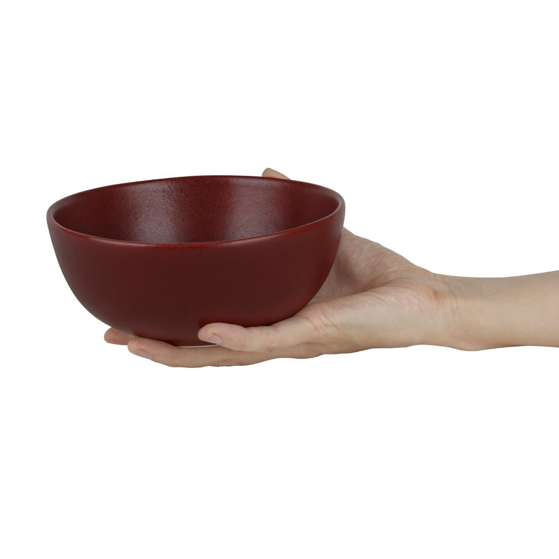 Olympia Build-a-Bowls Deep Bowls Red 155mm (6 Pack)