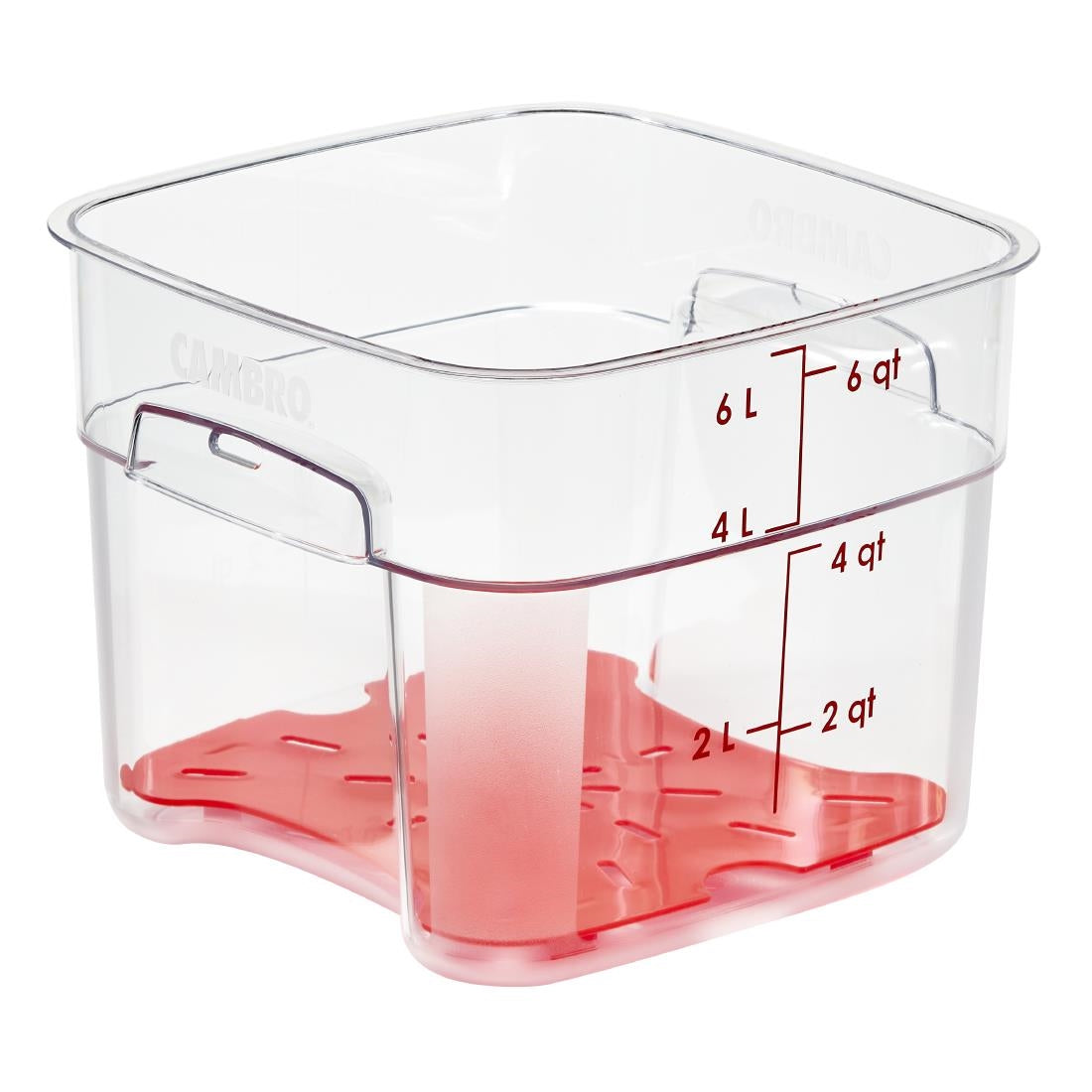 Cambro FreshPro Red Drain Shelf 195x195mm