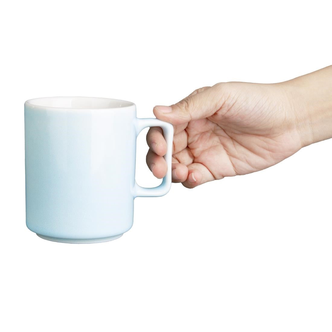 Olympia Fondant Mugs Aqua 340ml (6 Pack)