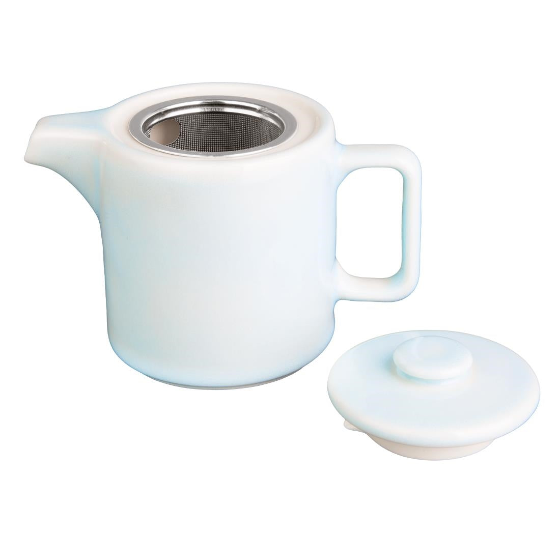 Olympia Fondant Tea Pots Aqua 450ml (2 Pack)