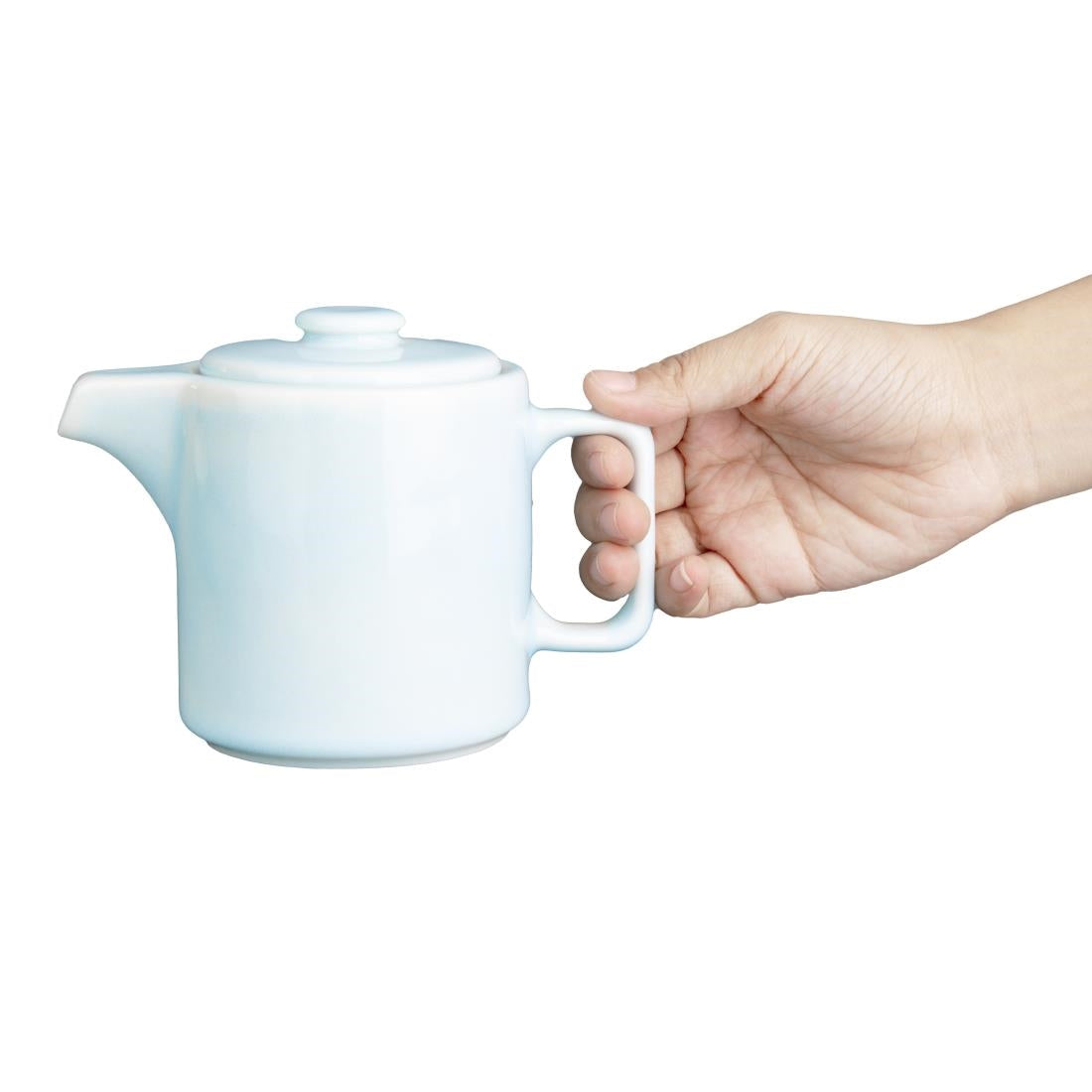 Olympia Fondant Tea Pots Aqua 450ml (2 Pack)