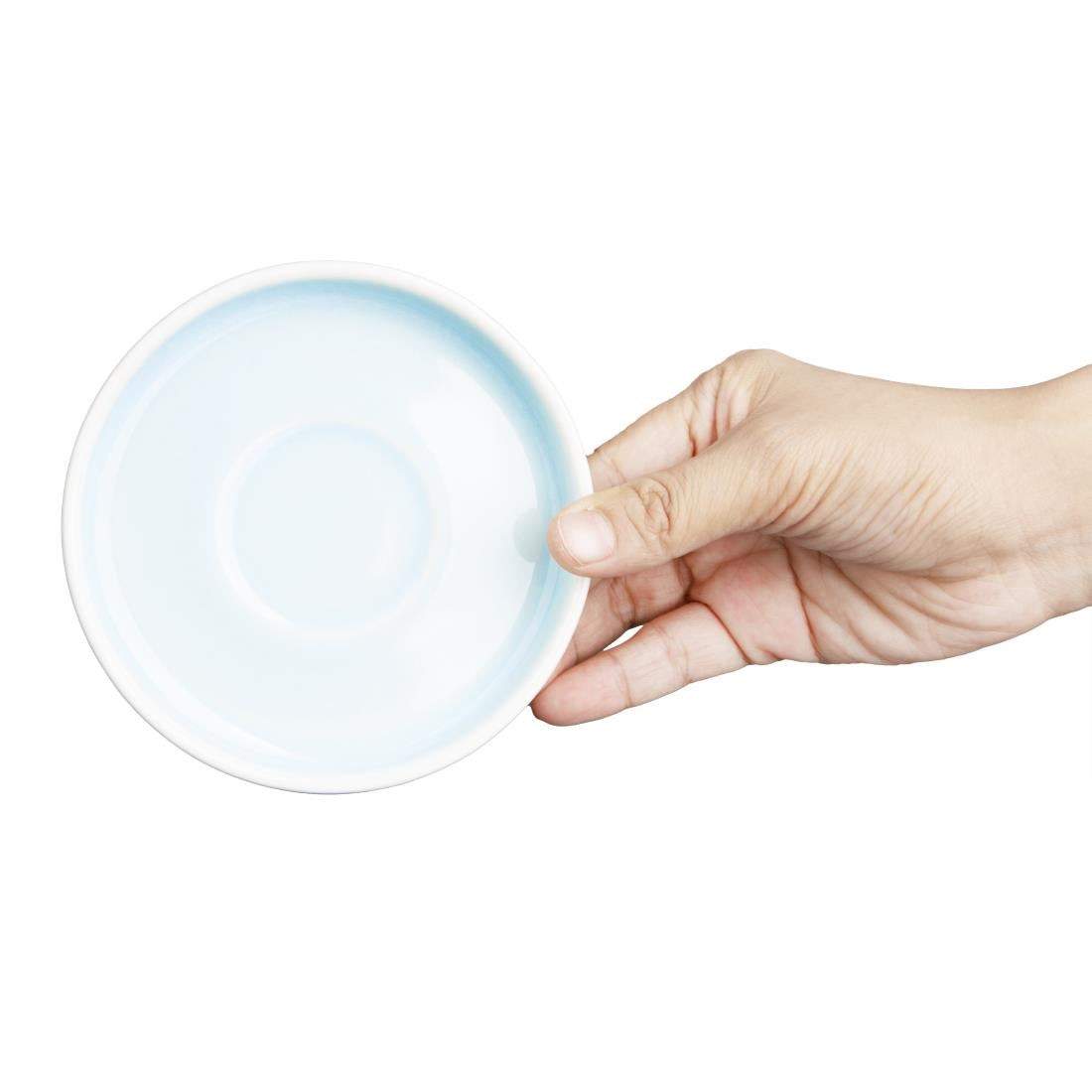 Olympia Fondant Saucers Aqua 115mm (6 Pack)