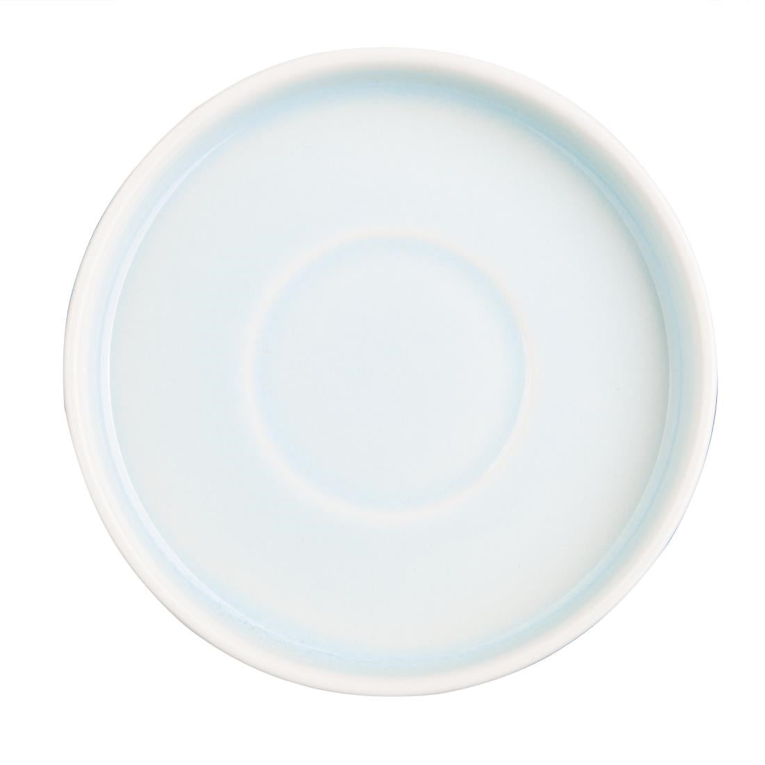Olympia Fondant Saucers Aqua 136mm (6 Pack)