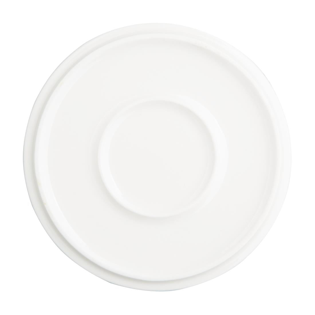 Olympia Fondant Saucers Aqua 136mm (6 Pack)