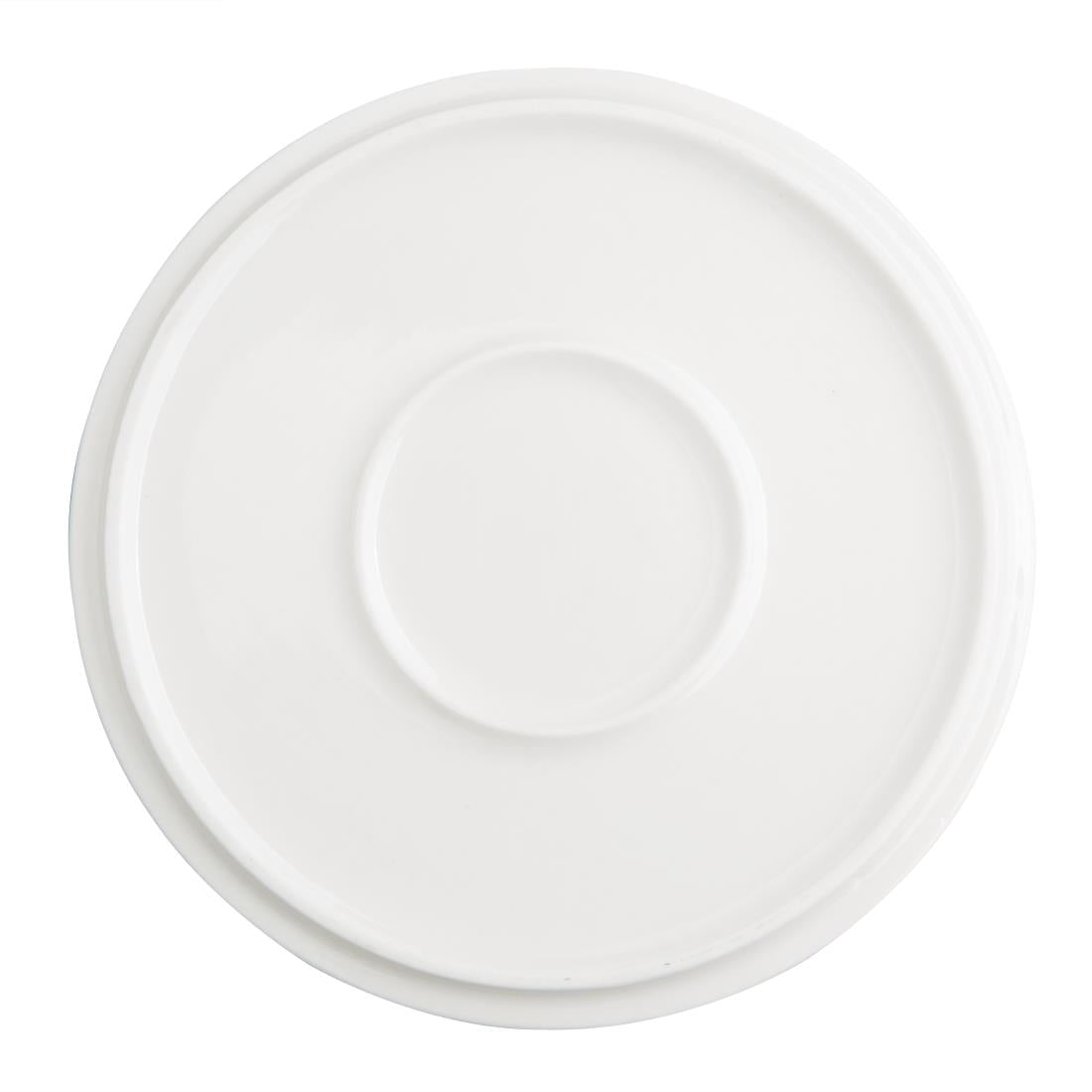 Olympia Fondant Saucers Aqua 155mm (6 Pack)