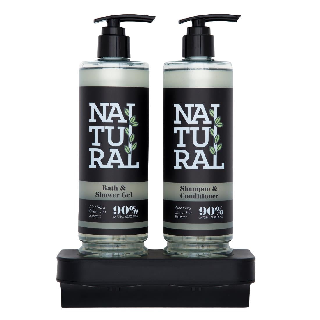 Hotel Complimentary 90% Natural Range Double Magnetic Wall Bracket for 400ml