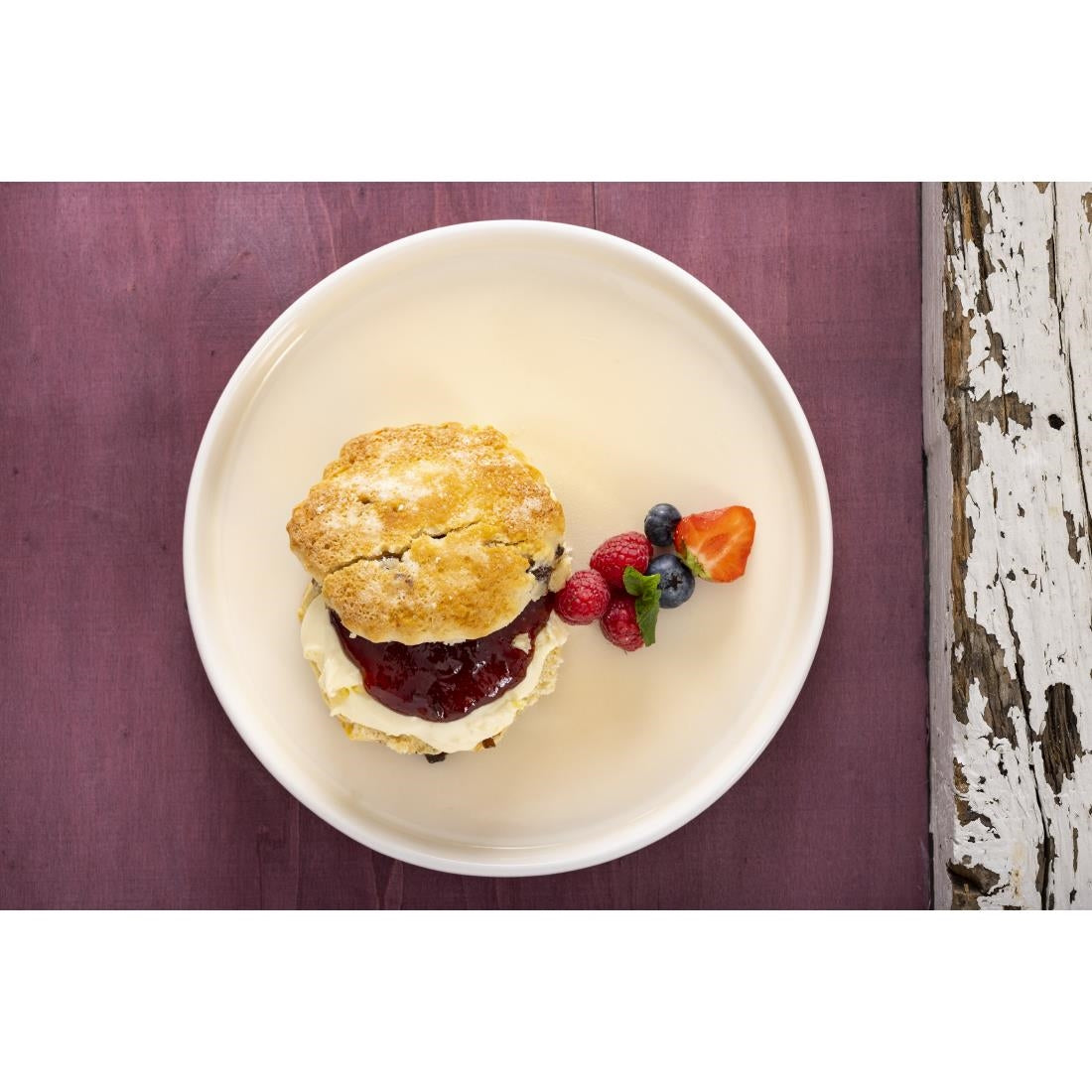 Olympia Fondant Plates Lemon 215mm (6 Pack)