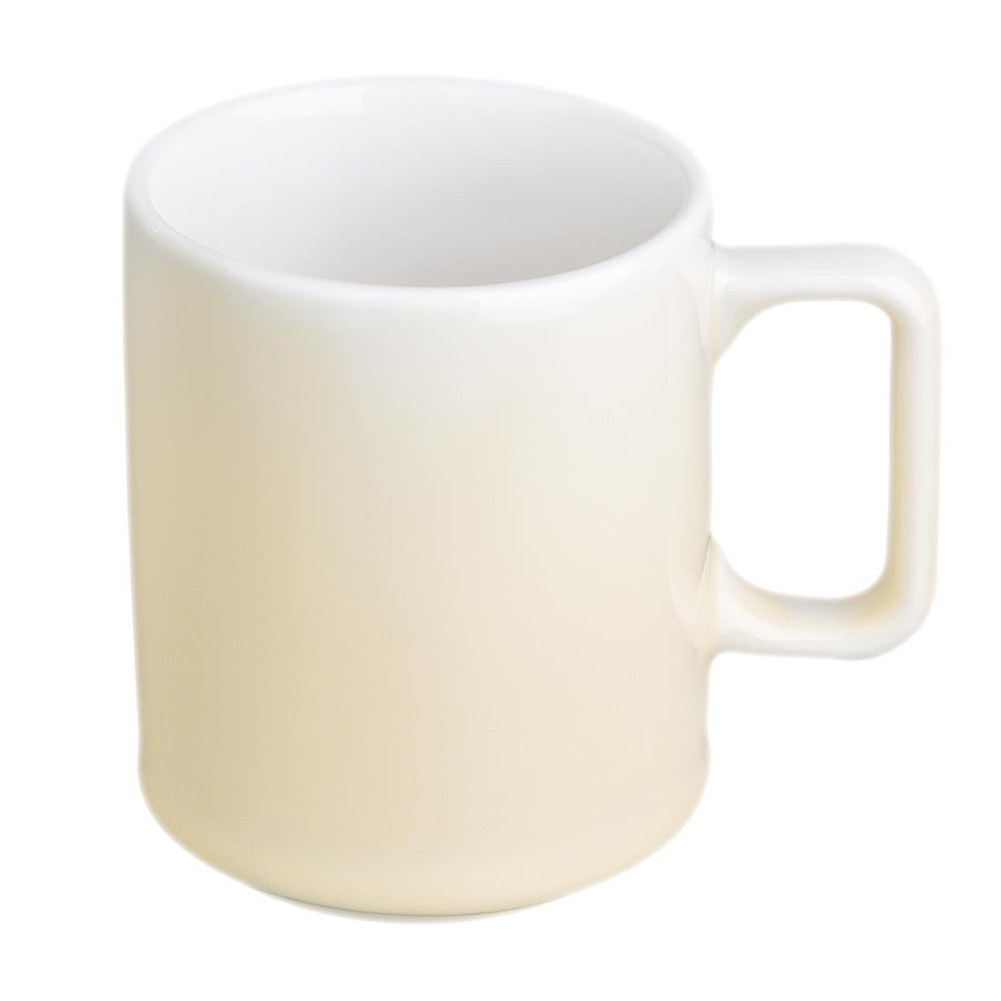 Olympia Fondant Mugs Lemon 340ml (6 Pack)