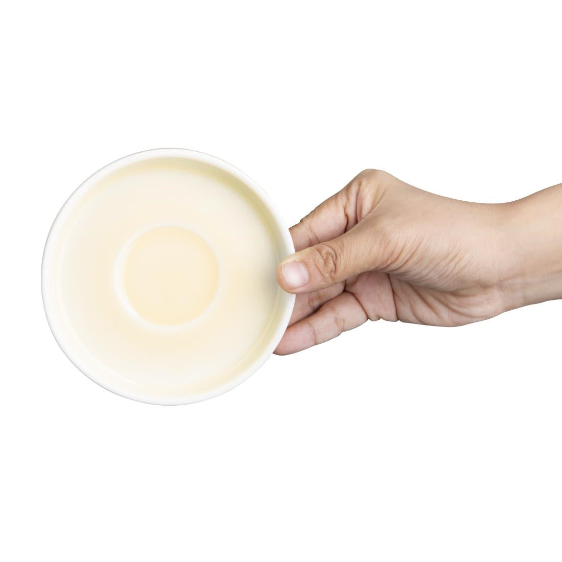 Olympia Fondant Saucers Lemon 115mm (6 Pack)