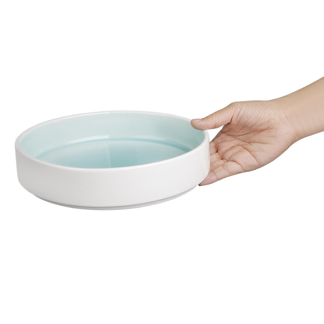 Olympia Fondant Stacking Bowls Mint 215mm (4 Pack)