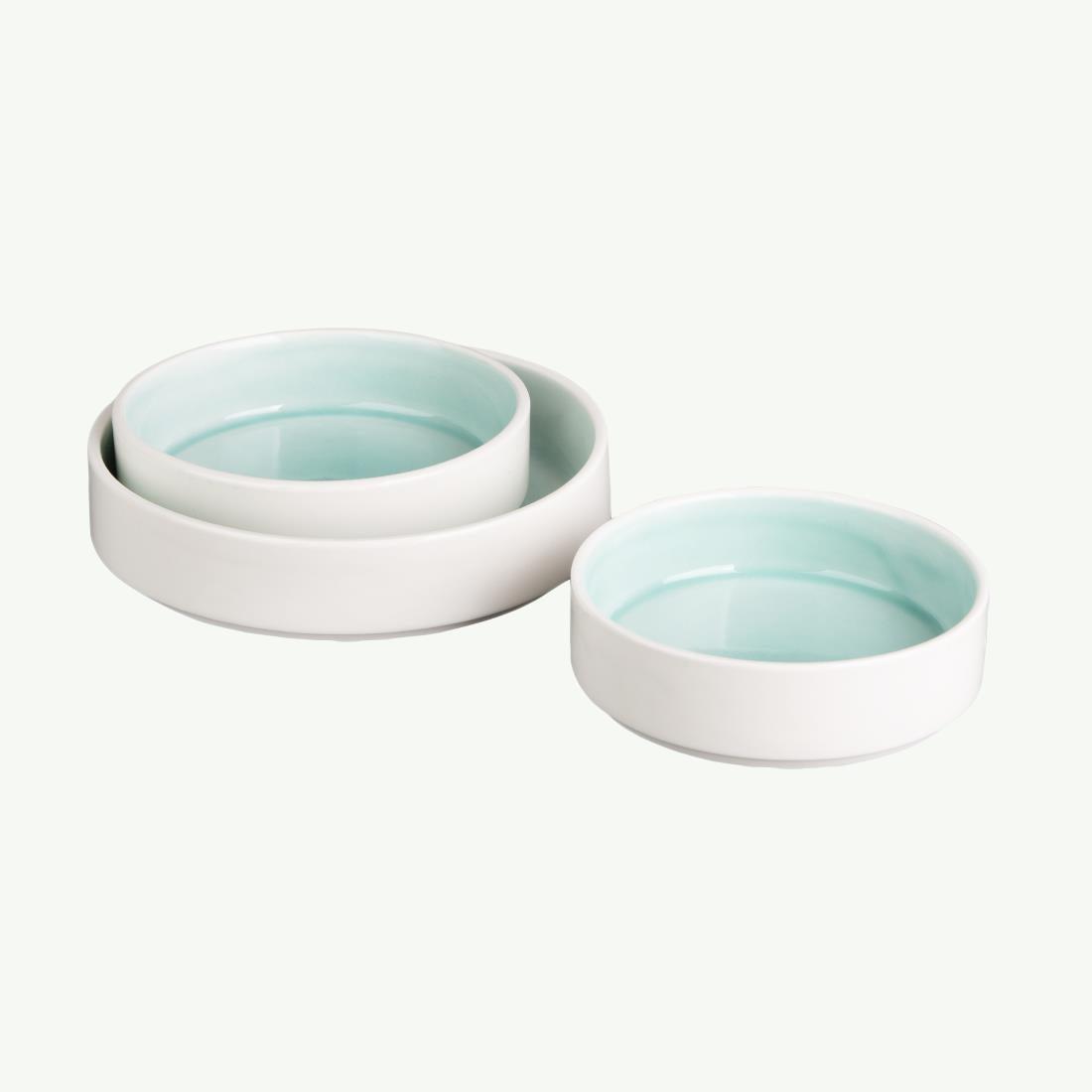Olympia Fondant Stacking Bowls Mint 215mm (4 Pack)