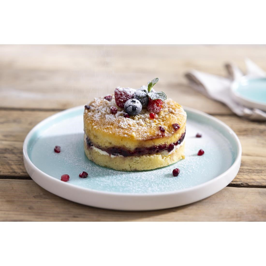 Olympia Fondant Plates Mint 270mm (4 Pack)