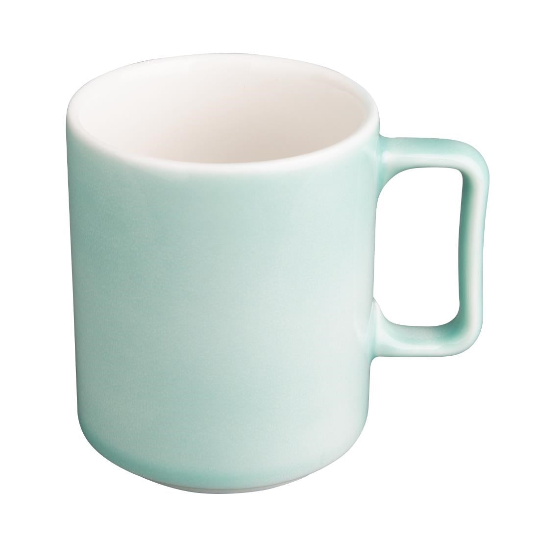 Olympia Fondant Mugs Mint 340ml (6 Pack)