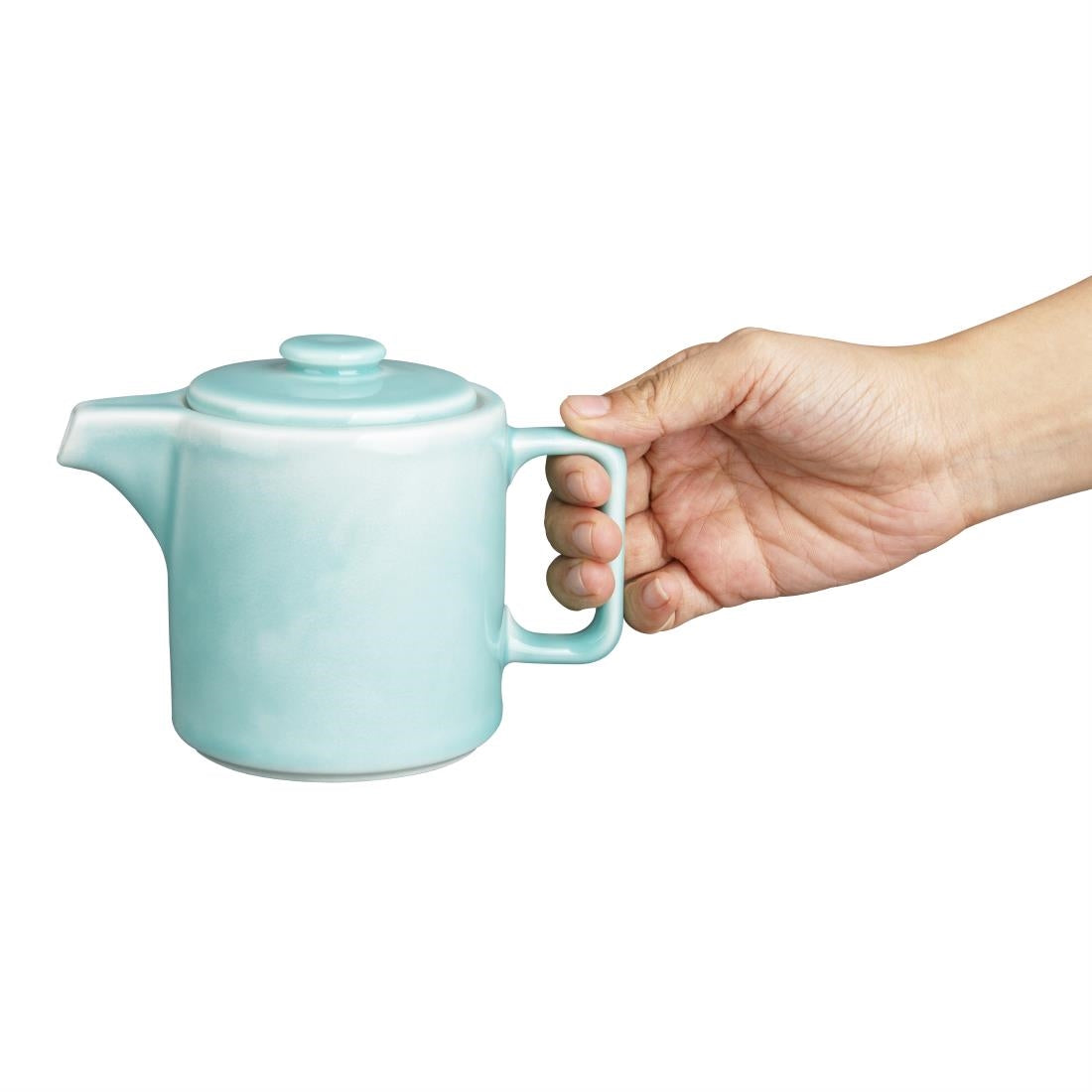 Olympia Fondant Tea Pots Mint 450ml (2 Pack)