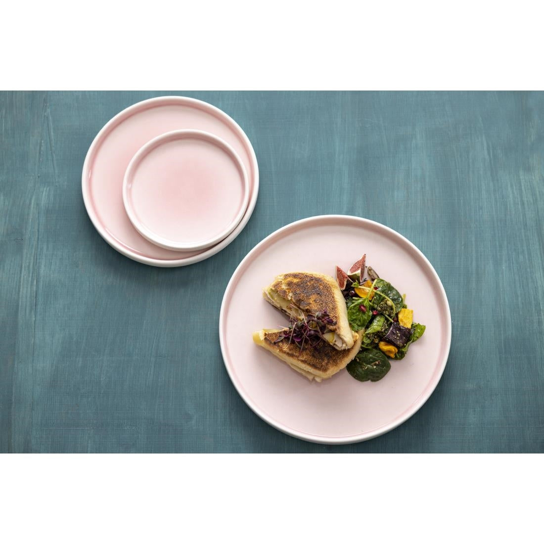 Olympia Fondant Plates Pink 215mm (6 Pack)