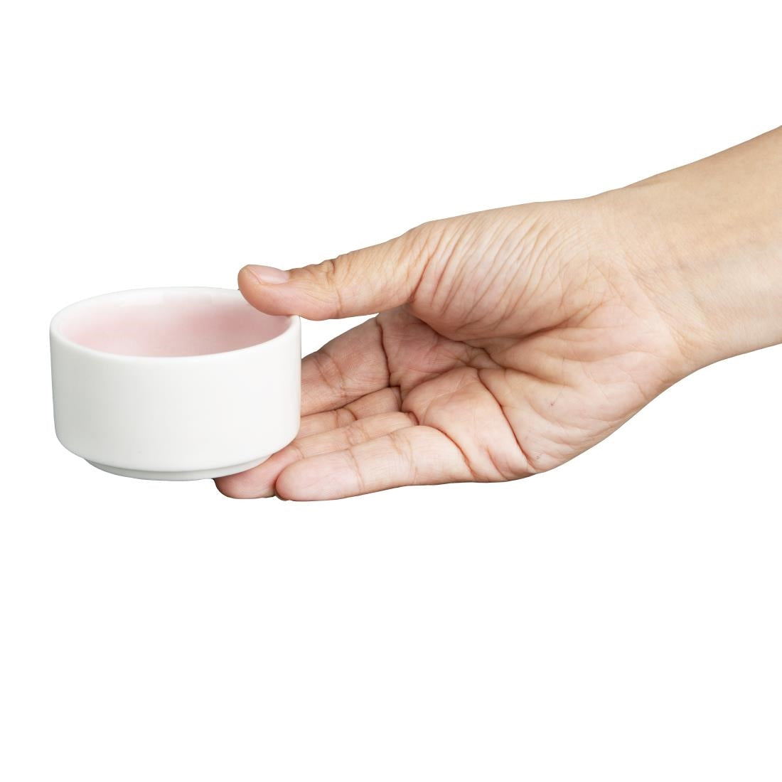 Olympia Fondant Dipping Dishes Pink 68mm (12 Pack)