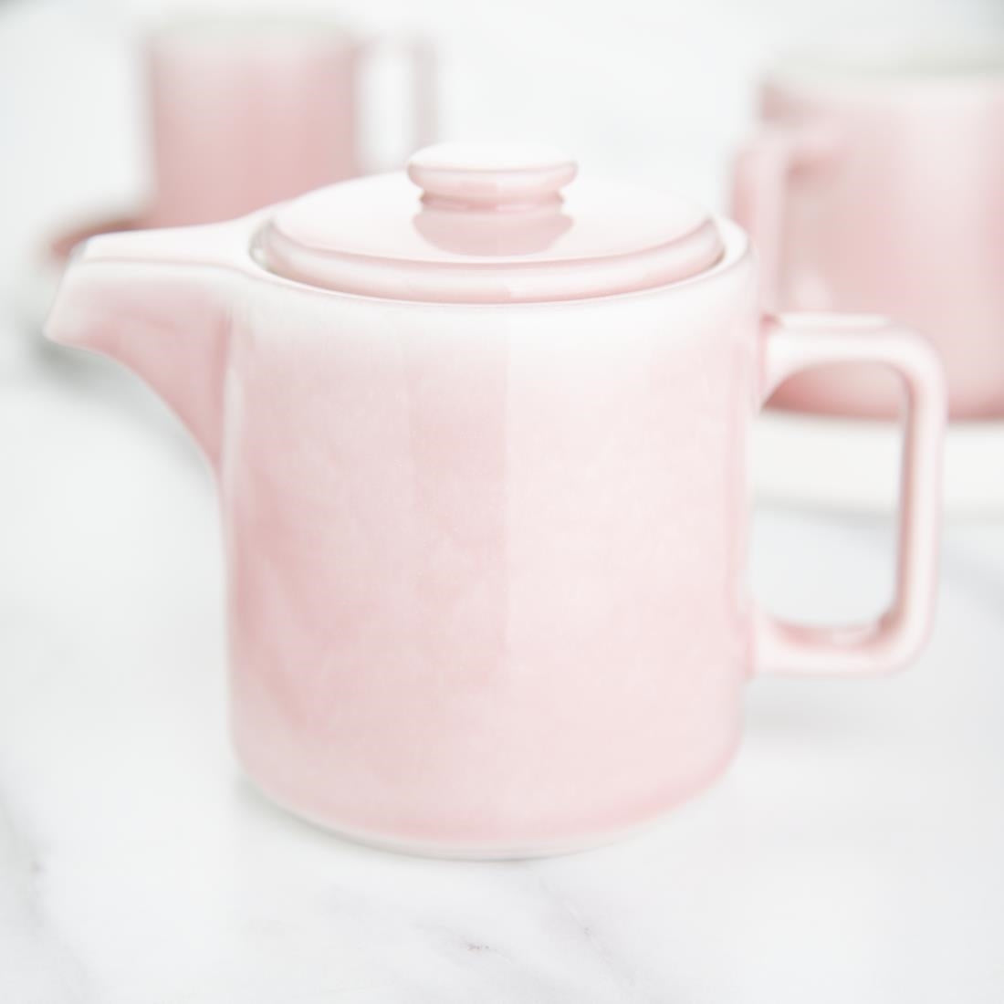 Olympia Fondant Tea Pots Pink 450ml (2 Pack)