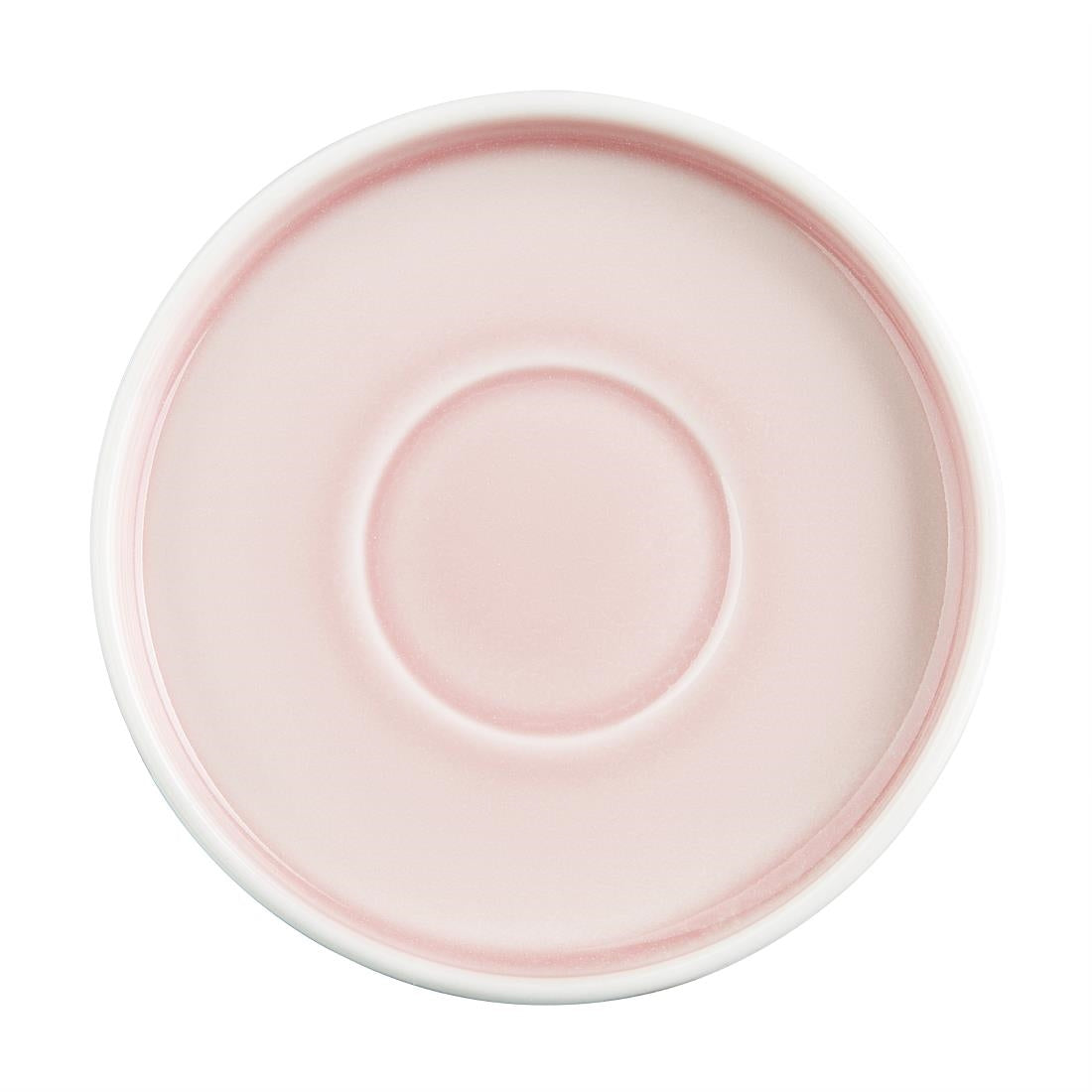 Olympia Fondant Saucers Pink 155mm (6 Pack)