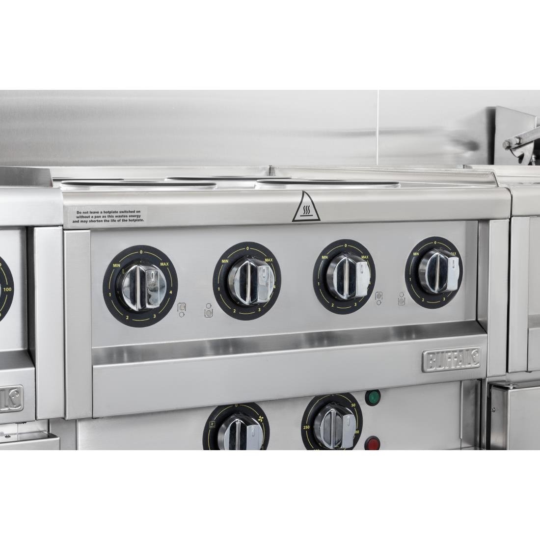 Buffalo 600 Series 4 Ring Electric Hob