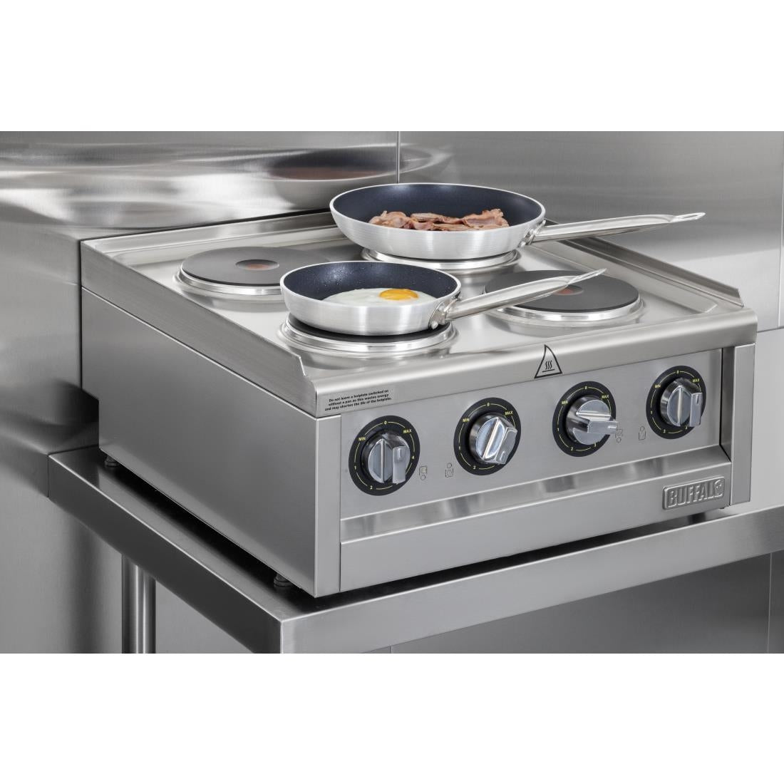 Buffalo 600 Series 4 Ring Electric Hob