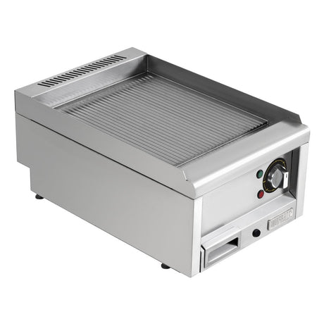 Buffalo 600 Series 3kW Ribbed Electric Griddle 400mm