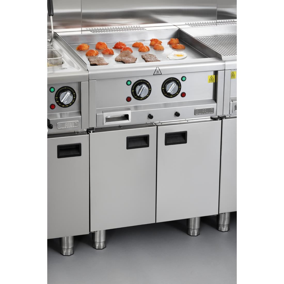 Buffalo 600 Series Dual Zone Electric Griddle 600mm Three Phase