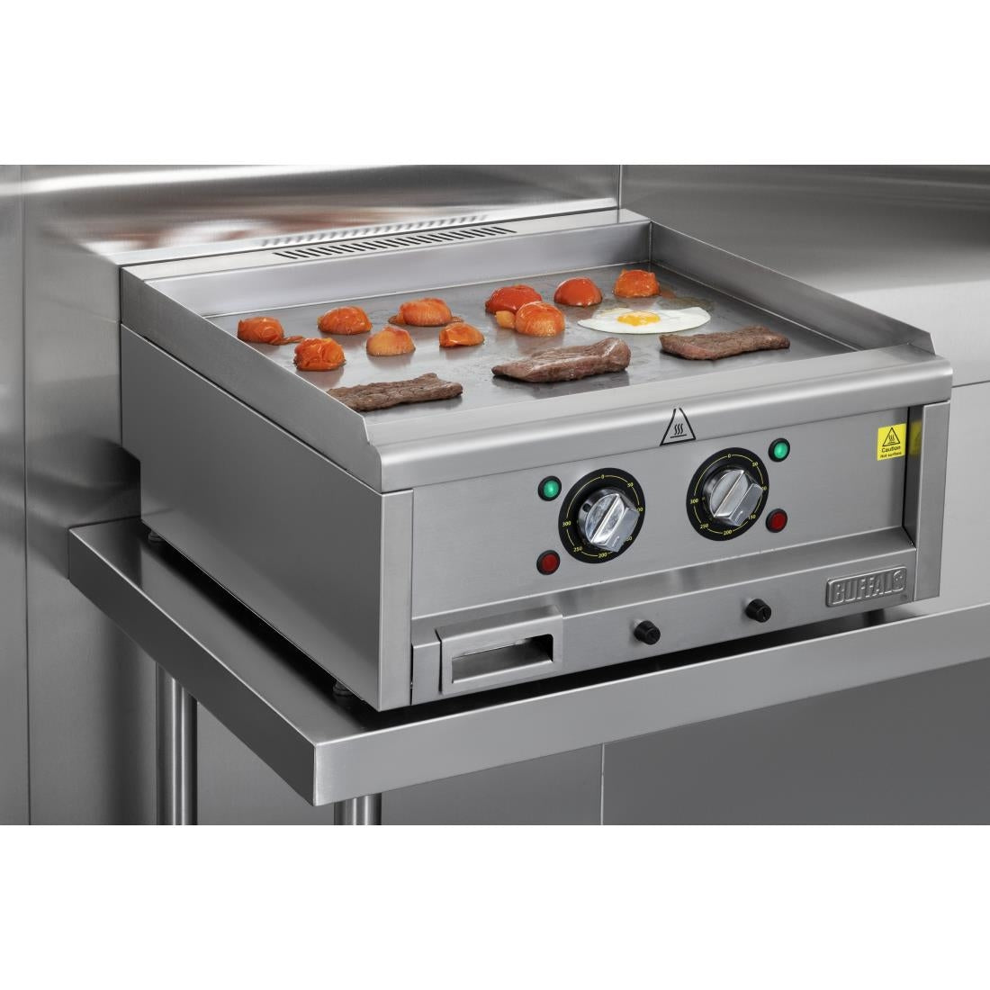Buffalo 600 Series Dual Zone Electric Griddle 600mm Three Phase