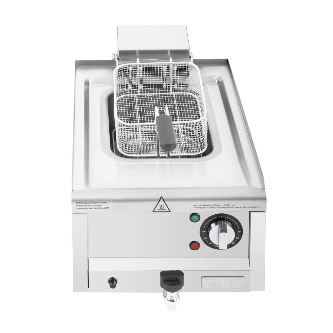 Buffalo 600 Series Countertop Electric Fryer 8Ltr Three Phase