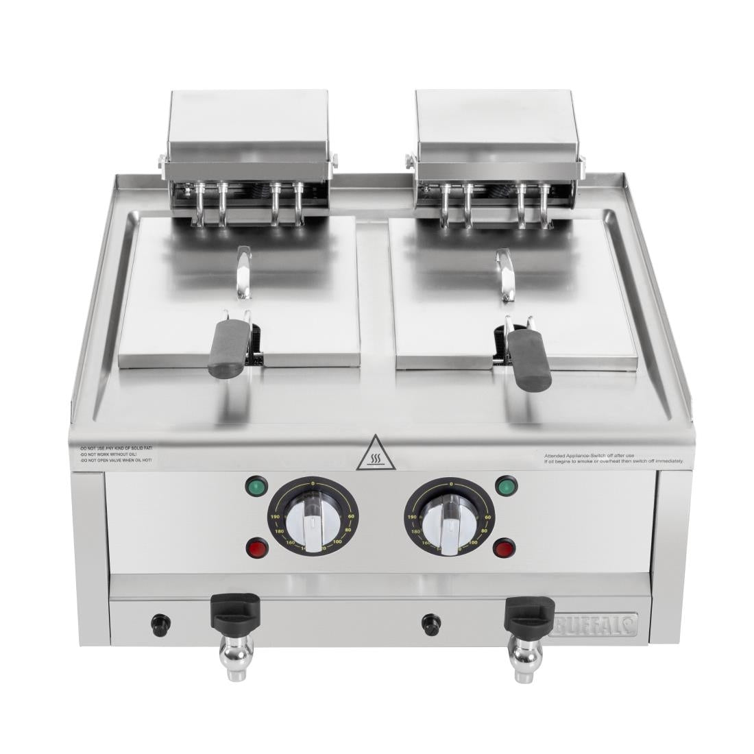 Buffalo 600 Series Countertop Electric Fryer 2x 8Ltr