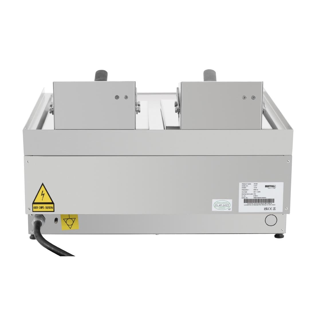 Buffalo 600 Series Countertop Electric Fryer 2x 8Ltr