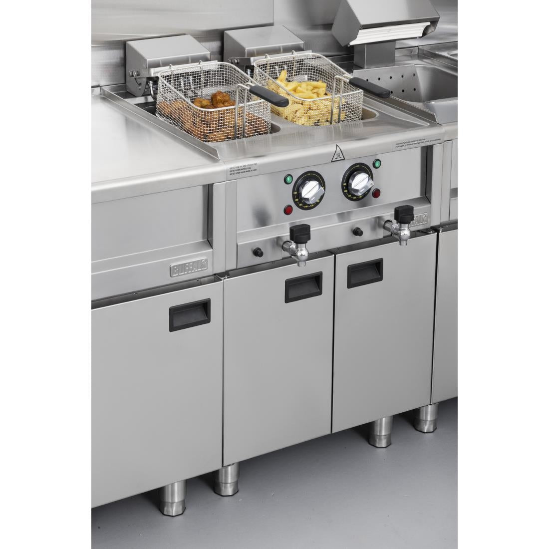 Buffalo 600 Series Countertop Electric Fryer 2x 8Ltr