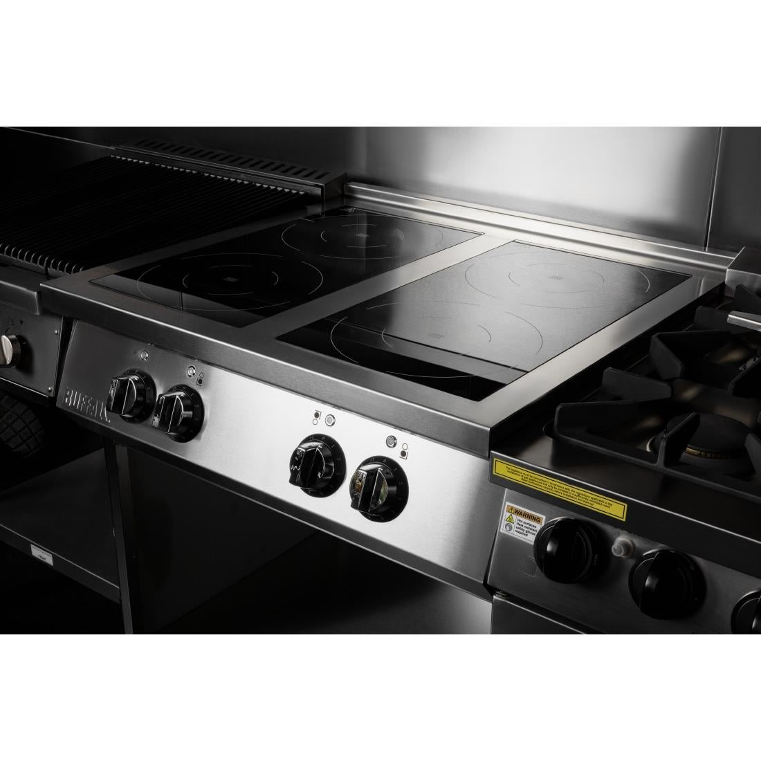 Buffalo Freestanding 4 Zone Induction Hob