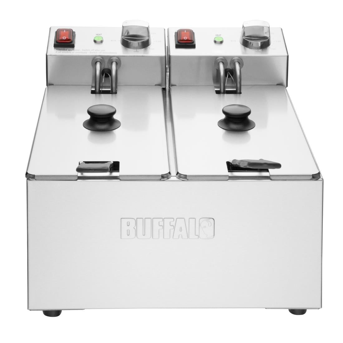 Buffalo Countertop Electric Fryer 2x3Ltr