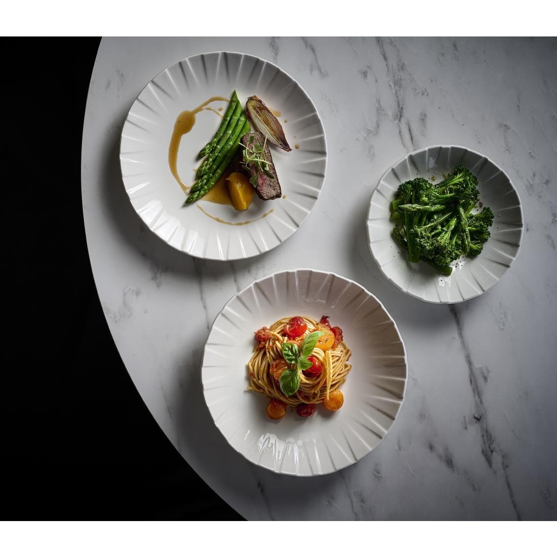 Churchill Alchemy Abstract Coupe Plates 260mm (6 Pack)