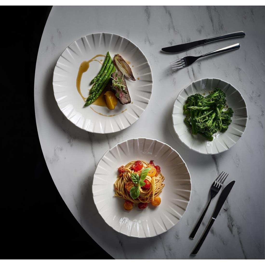 Churchill Alchemy Abstract Coupe Plates 260mm (6 Pack)