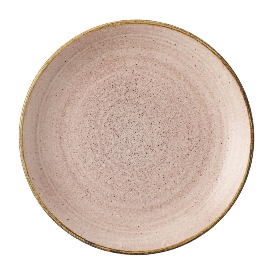 Churchill Stonecast Raw Terracotta Evolve Coupe Plates 165mm (12 Pack)