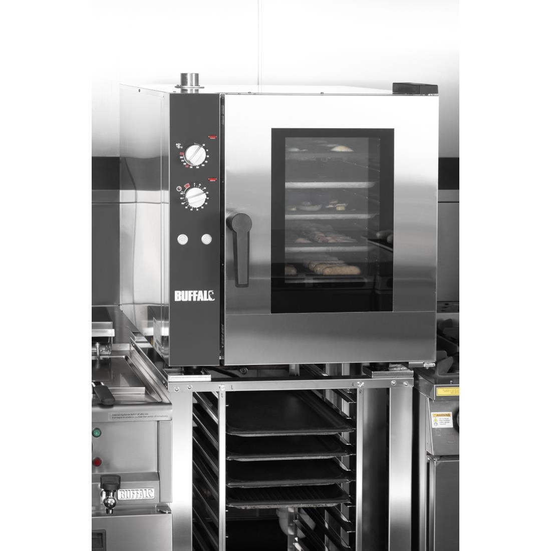 Buffalo Convection Oven with Humidity 5x GN 1/1