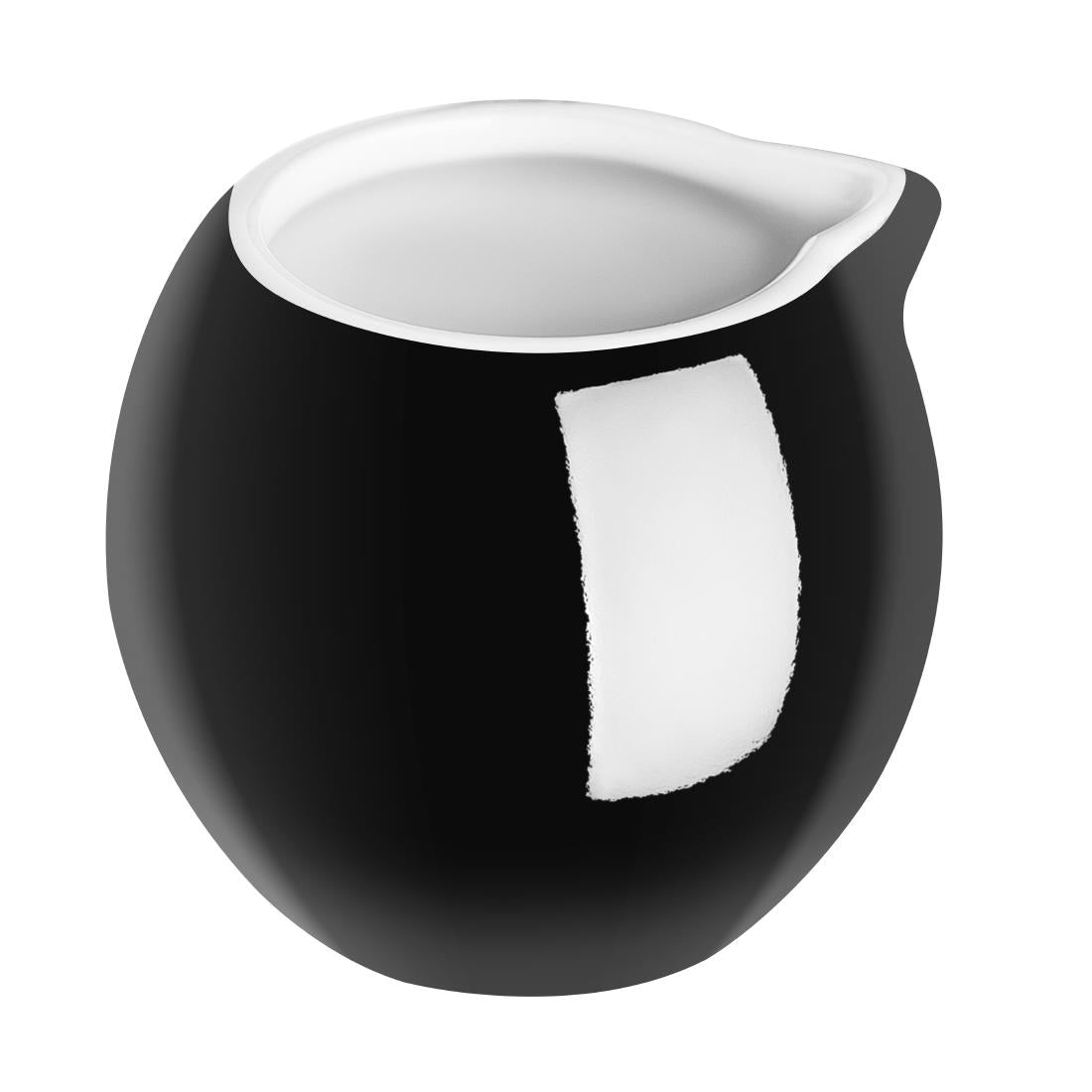 Olympia Cafe Milk Jugs Black 70ml (6 Pack)