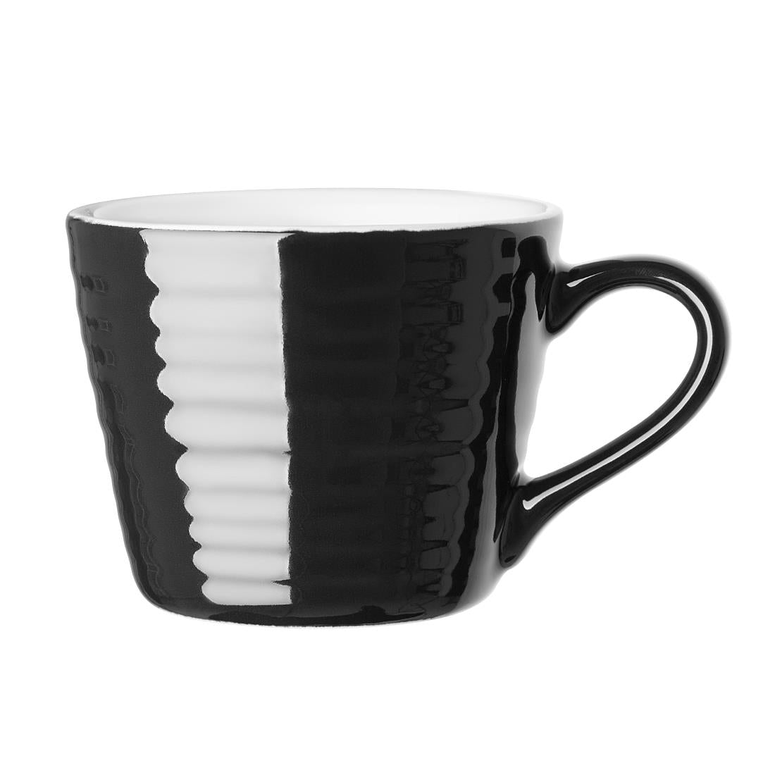 Olympia Cafe Aroma Mugs Black 230ml (6 Pack)