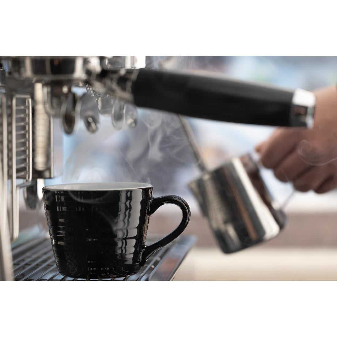 Olympia Stainless Steel Milk Jug 340ml