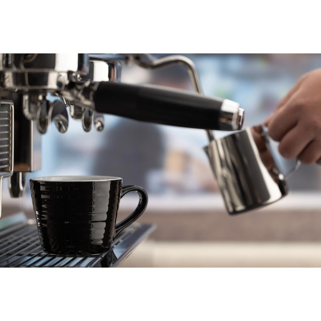 Olympia Stainless Steel Milk Jug 340ml