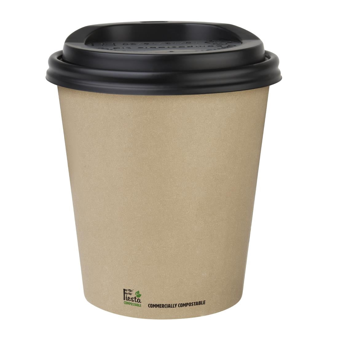 Fiesta Compostable Coffee Cups Single Wall 12oz (50 Pack)