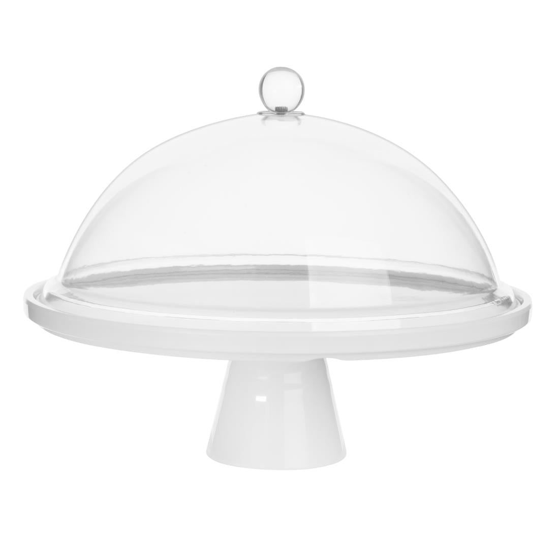 Olympia Kristallon Melamine Round Cake Stand 330x140mm