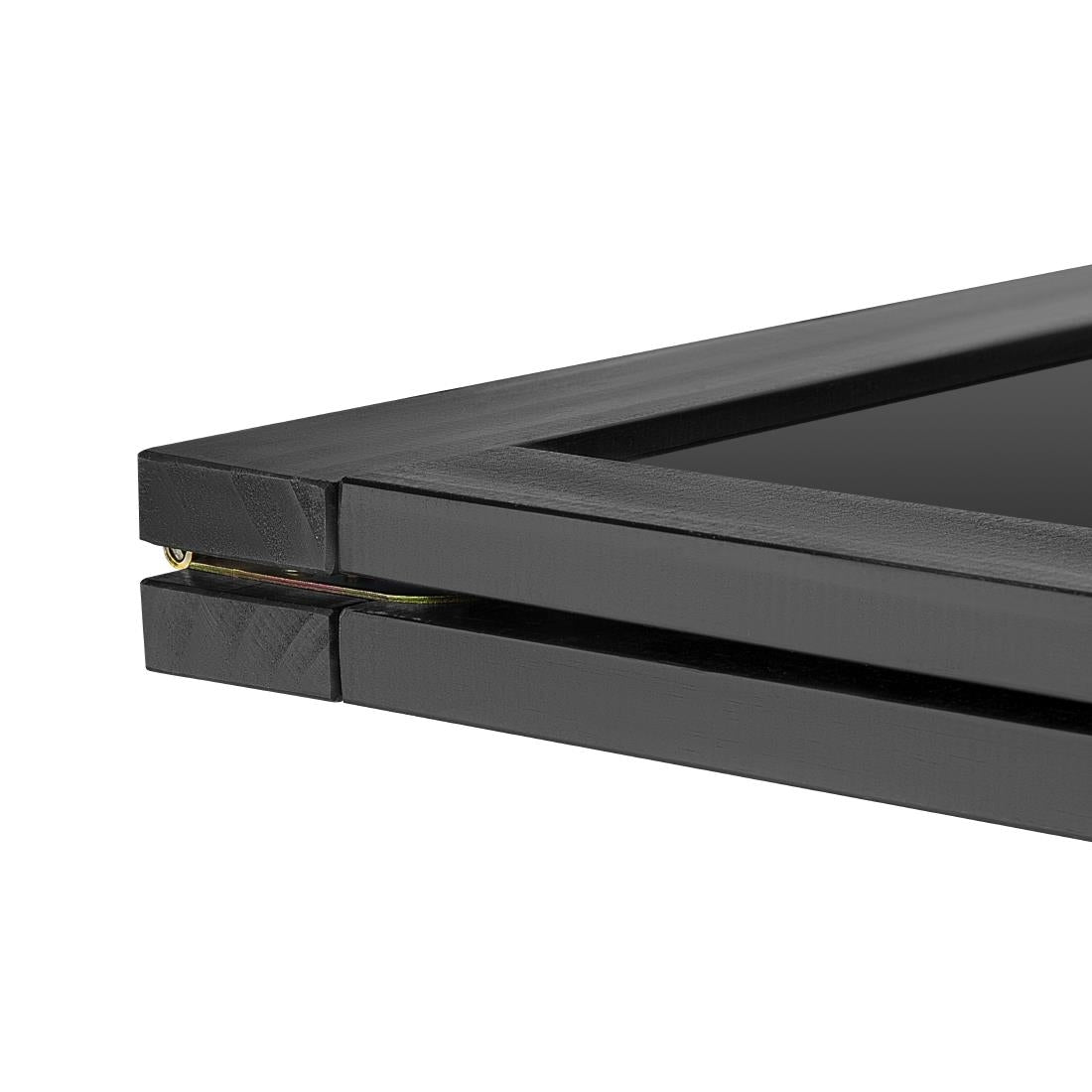 Olympia Pavement Board Black Wooden Frame 700x1200mm