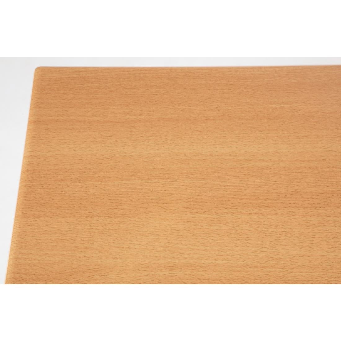 Bolero Pre-drilled Rectangular Tabletop Beech Effect