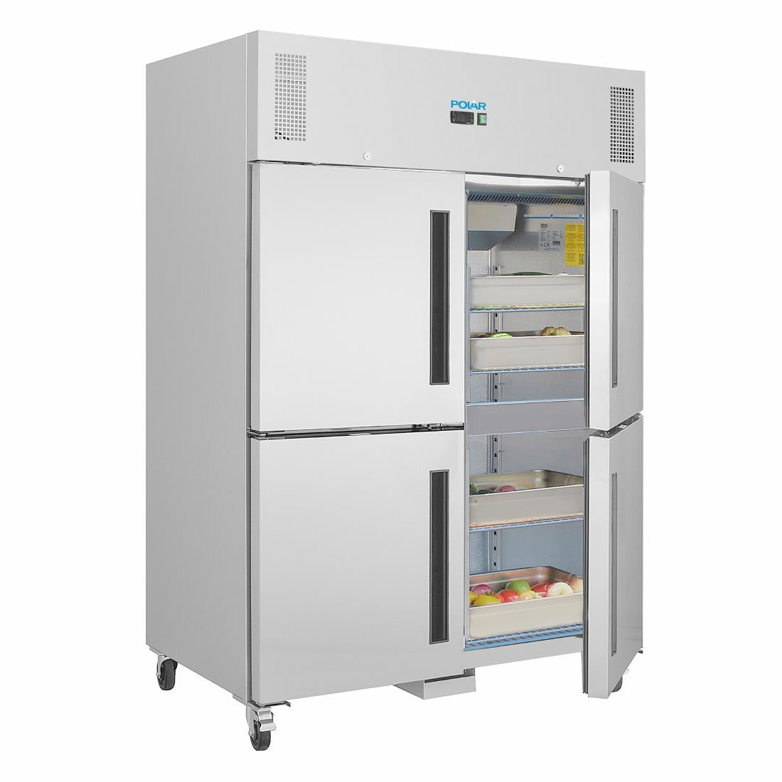 Polar G-Series Upright Double Stable Door Gastro Fridge 1200Ltr